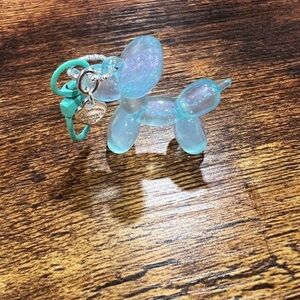 Glow in the Dark Koon's Balloon Dog with a Tiffany & Co heart charm